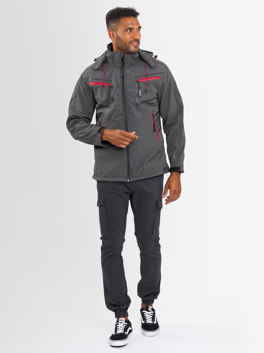 Chaqueta Softshell para Hombre Arctic Seven Gris Oscuro - Image 6
