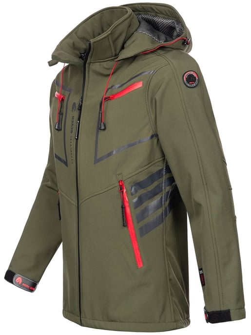 Chaqueta Softshell para Hombre Arctic Seven Oliva - Image 2