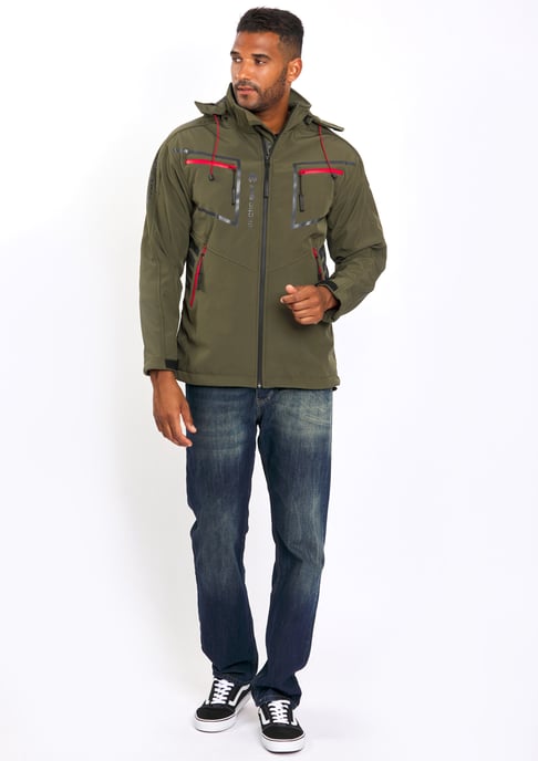 Chaqueta Softshell para Hombre Arctic Seven Oliva - Image 6