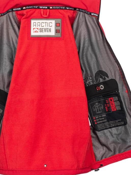 Chaqueta Softshell para Hombre Arctic Seven Rojo - Image 5