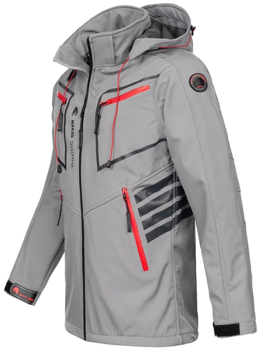 Chaqueta Softshell para Hombre Arctic Seven Gris Claro - Image 2