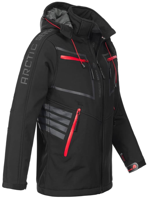 Chaqueta Softshell para Hombre Arctic Seven Negro - Image 3
