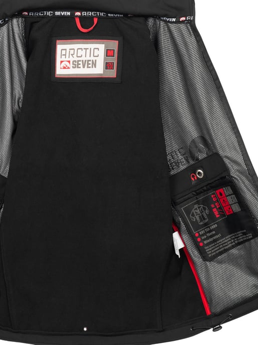 Chaqueta Softshell para Hombre Arctic Seven Negro - Image 5