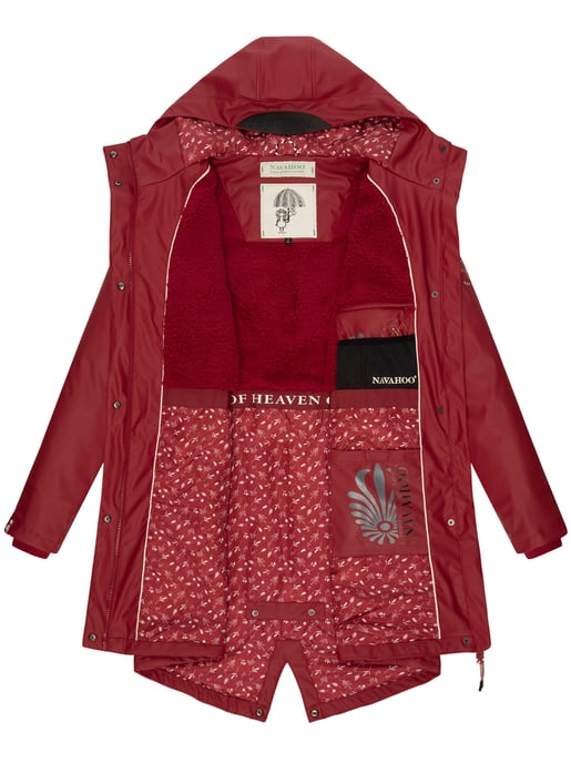 Navahoo abrigo impermeable para mujer Flower of Ocean – Elegante & Funcional - Image 6