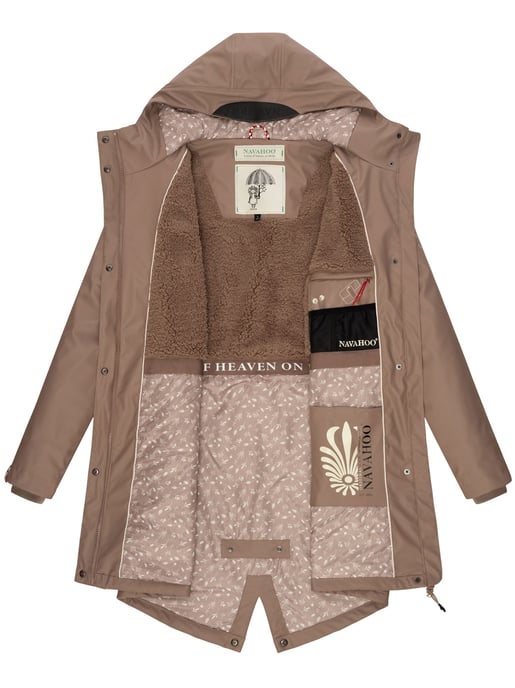 Navahoo abrigo impermeable para mujer Flower of Ocean – Elegante & Funcional - Image 6