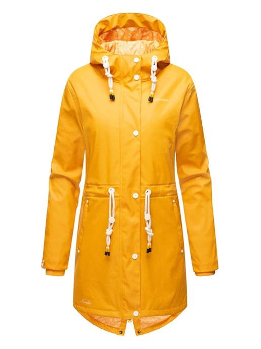 Navahoo abrigo impermeable para mujer Flower of Ocean – Elegante & Funcional - Image 2