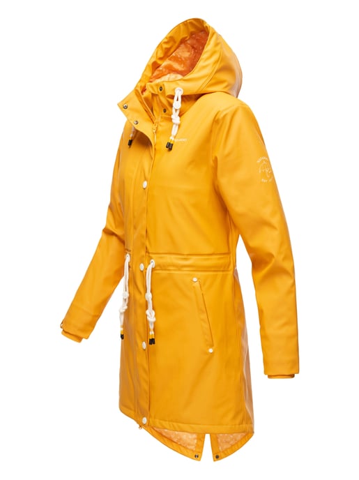Navahoo abrigo impermeable para mujer Flower of Ocean – Elegante & Funcional - Image 3