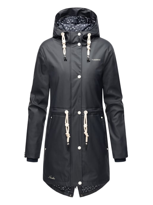 Navahoo abrigo impermeable para mujer Flower of Ocean – Elegante & Funcional - Image 2