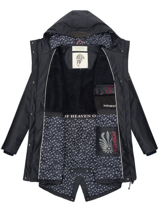 Navahoo abrigo impermeable para mujer Flower of Ocean – Elegante & Funcional - Image 6