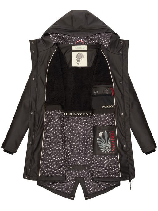 Navahoo abrigo impermeable para mujer Flower of Ocean – Elegante & Funcional - Image 6