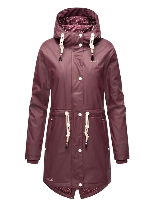 Navahoo abrigo impermeable para mujer Flower of Ocean – Elegante & Funcional - Image 2