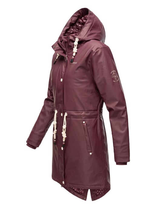 Navahoo abrigo impermeable para mujer Flower of Ocean – Elegante & Funcional - Image 3