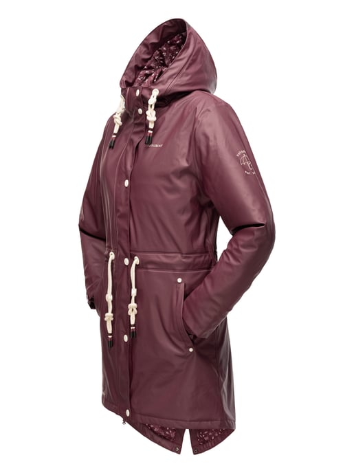 Navahoo abrigo impermeable para mujer Flower of Ocean – Elegante & Funcional - Image 4