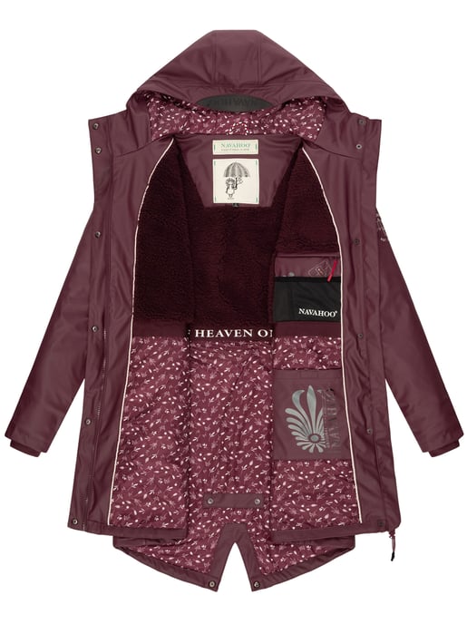 Navahoo abrigo impermeable para mujer Flower of Ocean – Elegante & Funcional - Image 6