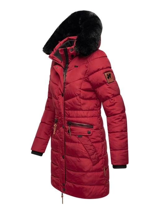 Navahoo Abrigo de Invierno Mujer Paula – Muy Cálido, Repelente al Agua & Con Cuello de Pelo Desmontable - Image 3