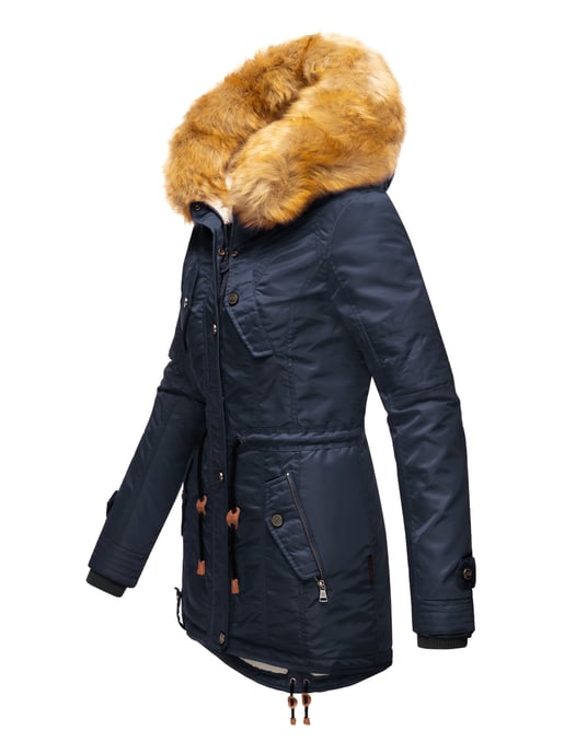 Navahoo Abrigo de Invierno Mujer B399 – Cálido, Repelente al Agua & Con Cuello de Pelo Desmontable - Image 3