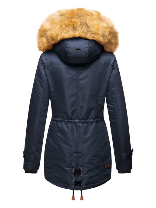 Navahoo Abrigo de Invierno Mujer B399 – Cálido, Repelente al Agua & Con Cuello de Pelo Desmontable - Image 4