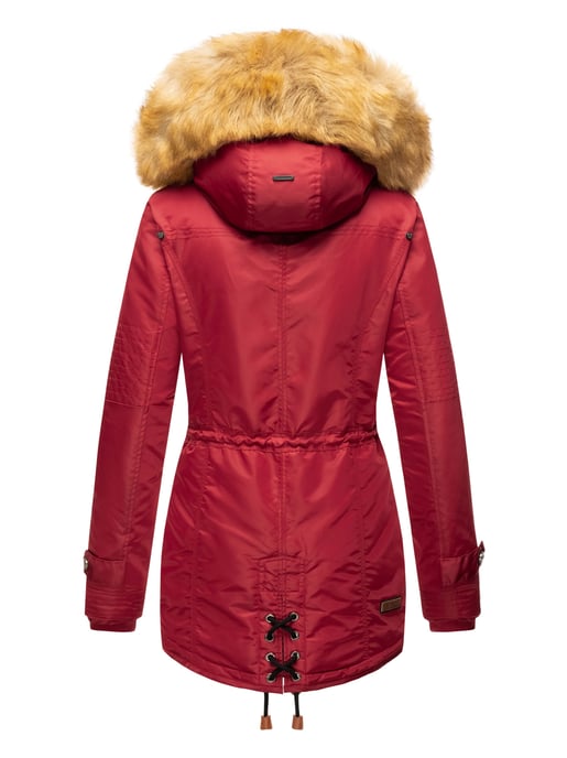 Navahoo Abrigo de Invierno Mujer B399 – Cálido, Repelente al Agua & Con Cuello de Pelo Desmontable - Image 3