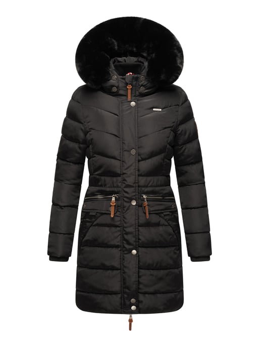 Navahoo Abrigo de Invierno Mujer Paula – Muy Cálido, Repelente al Agua & Con Cuello de Pelo Desmontable - Image 2