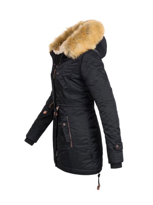 Navahoo Abrigo de Invierno Mujer B399 – Cálido, Repelente al Agua & Con Cuello de Pelo Desmontable - Image 2