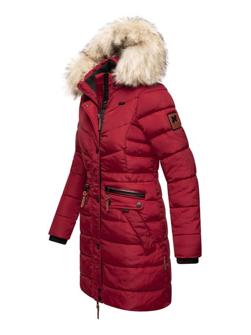 Navahoo Abrigo de Invierno Mujer Paula – Muy Cálido, Repelente al Agua & Con Cuello de Pelo Desmontable - Image 3