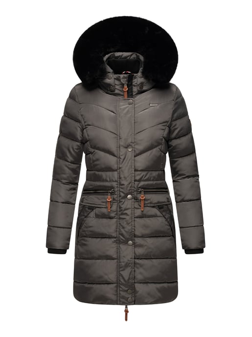 Navahoo Abrigo de Invierno Mujer Paula – Muy Cálido, Repelente al Agua & Con Cuello de Pelo Desmontable - Image 2
