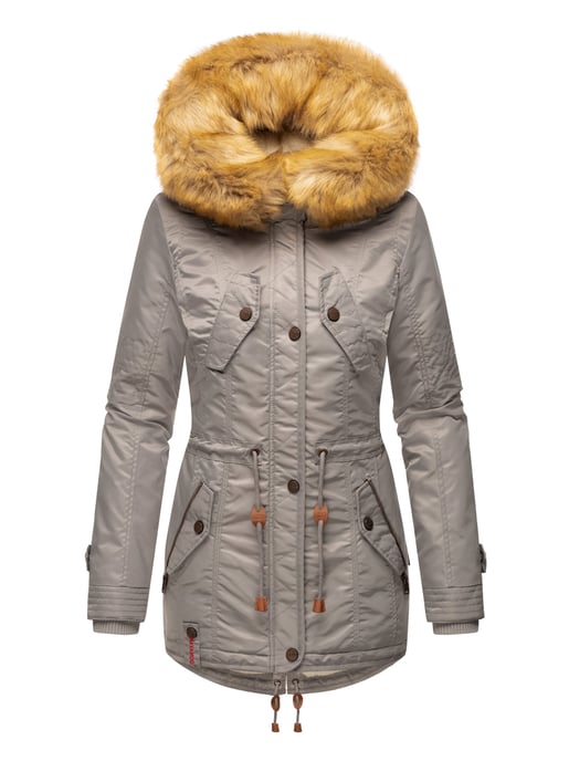 Navahoo Abrigo de Invierno Mujer B399 – Cálido, Repelente al Agua & Con Cuello de Pelo Desmontable - Image 2