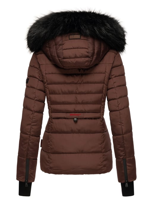 Navahoo Abrigo de Invierno Mujer Adele – Cálido, Con Forro de Borreguito & Cuello de Pelo Desmontable - Image 4