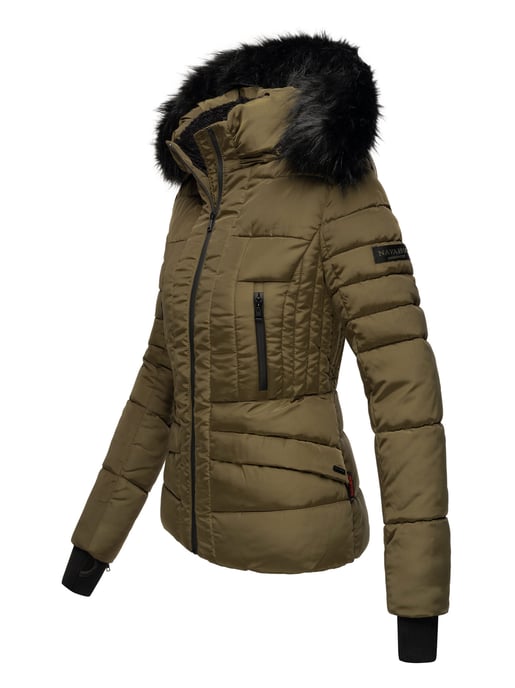 Navahoo Abrigo de Invierno Mujer Adele – Cálido, Con Forro de Borreguito & Cuello de Pelo Desmontable - Image 3