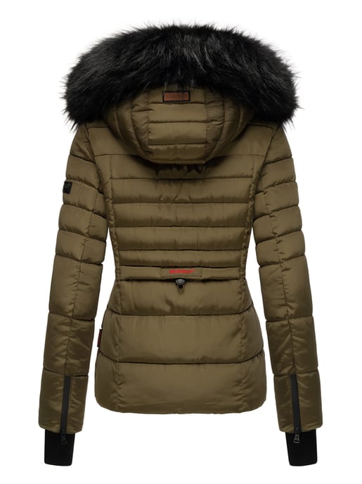Navahoo Abrigo de Invierno Mujer Adele – Cálido, Con Forro de Borreguito & Cuello de Pelo Desmontable - Image 4
