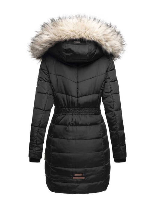 Navahoo Abrigo de Invierno Mujer Paula – Muy Cálido, Repelente al Agua & Con Cuello de Pelo Desmontable - Image 3