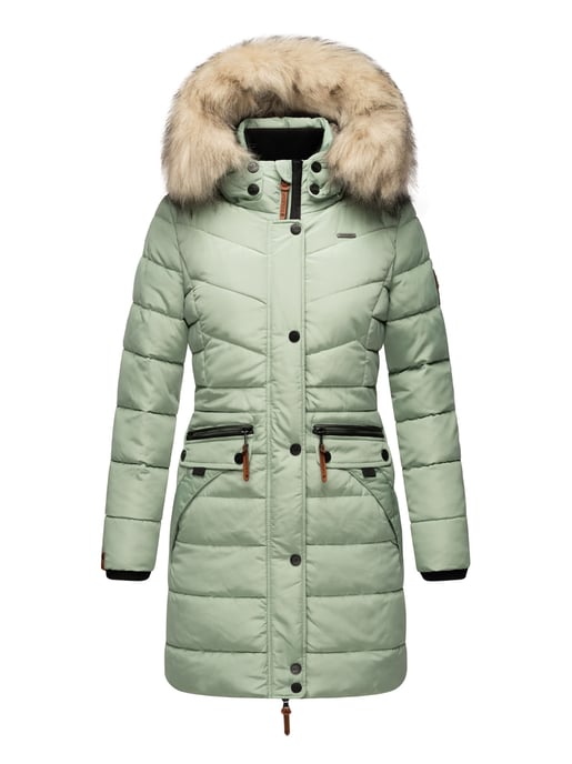 Navahoo Abrigo de Invierno Mujer Paula – Muy Cálido, Repelente al Agua & Con Cuello de Pelo Desmontable - Image 2