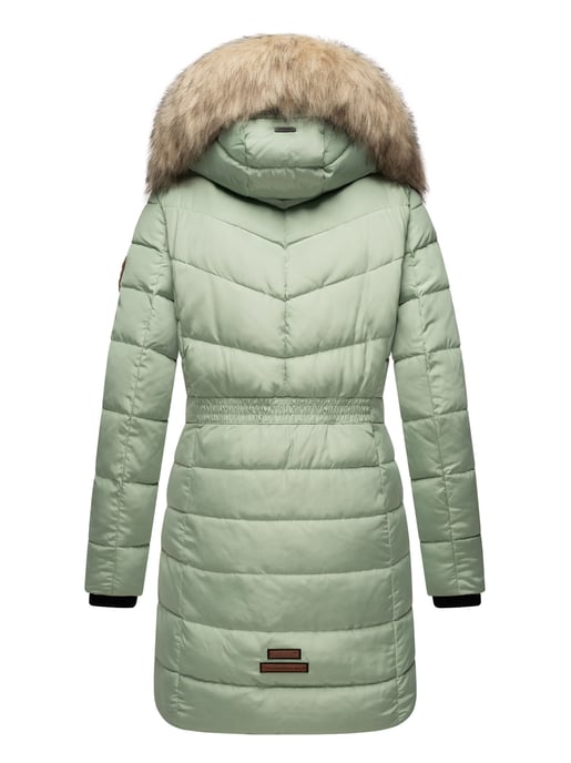 Navahoo Abrigo de Invierno Mujer Paula – Muy Cálido, Repelente al Agua & Con Cuello de Pelo Desmontable - Image 5