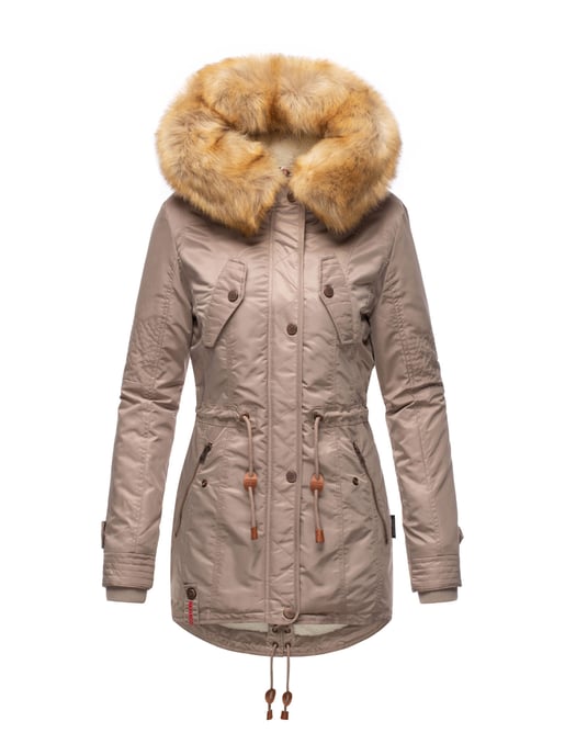 Navahoo Abrigo de Invierno Mujer B399 – Cálido, Repelente al Agua & Con Cuello de Pelo Desmontable - Image 2