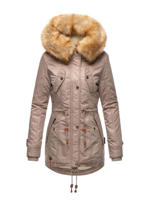 Navahoo Abrigo de Invierno Mujer B399 – Cálido, Repelente al Agua & Con Cuello de Pelo Desmontable - Image 2