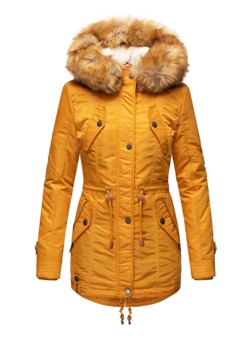 Navahoo Abrigo de Invierno Mujer B399 – Cálido, Repelente al Agua & Con Cuello de Pelo Desmontable - Image 2