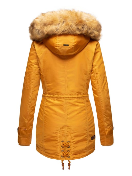 Navahoo Abrigo de Invierno Mujer B399 – Cálido, Repelente al Agua & Con Cuello de Pelo Desmontable - Image 4