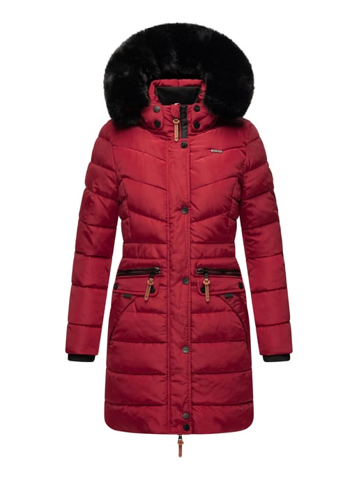 Navahoo Abrigo de Invierno Mujer Paula – Muy Cálido, Repelente al Agua & Con Cuello de Pelo Desmontable - Image 2