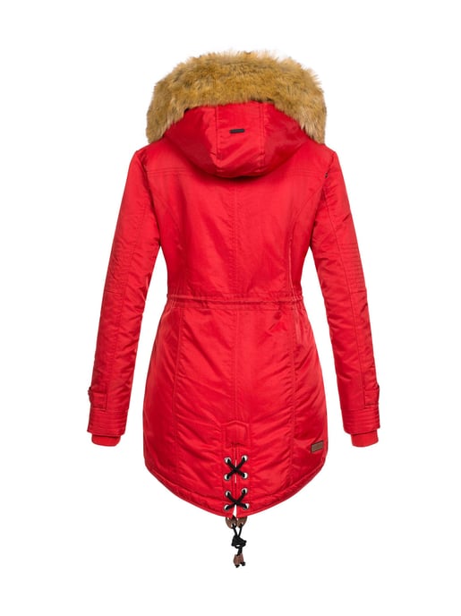 Navahoo Abrigo de Invierno Mujer B399 – Cálido, Repelente al Agua & Con Cuello de Pelo Desmontable - Image 3