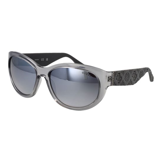Gafas de sol grises con patillas estampadas - Image 1