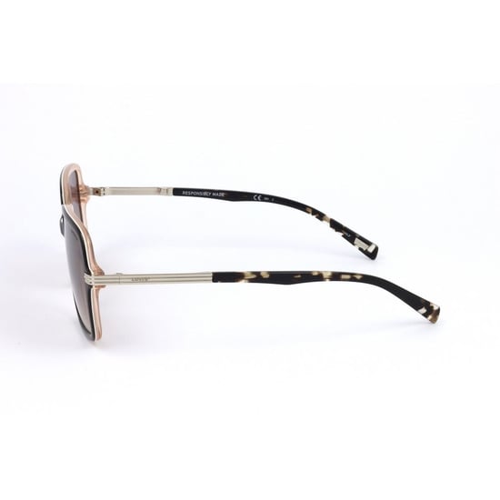 Gafas de sol cuadradas con lente degradado marrón - Image 3