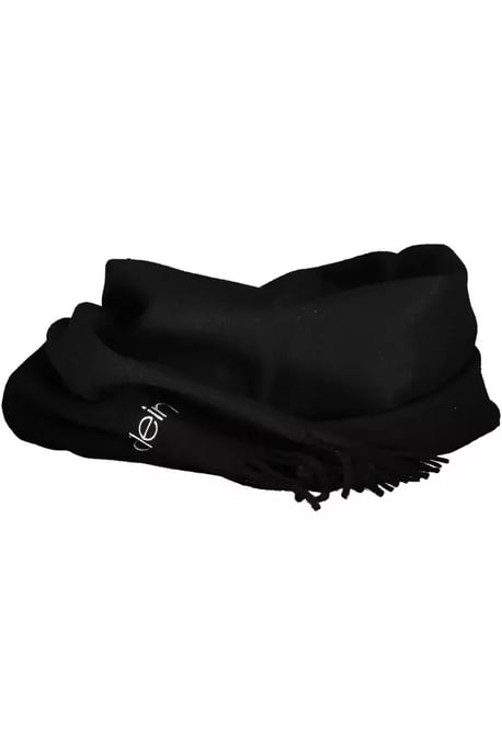 Conjunto de gorro y bufanda negro - Image 2