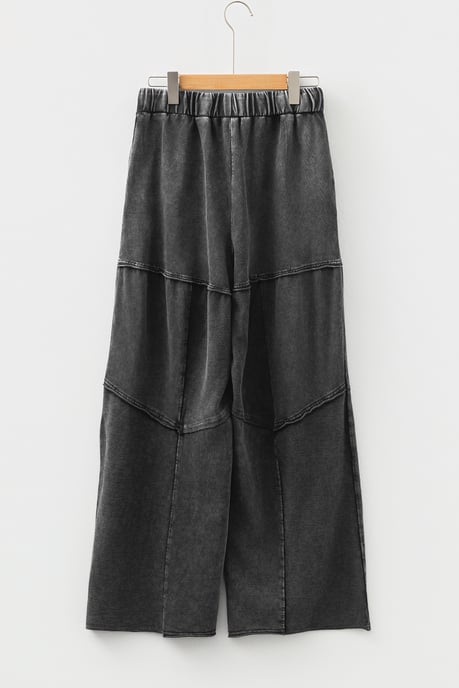 Pantalones Anchos de Patchwork - Image 5