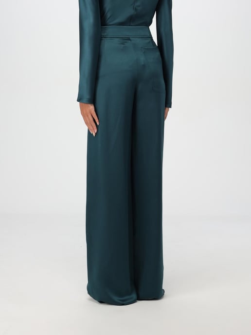Pantalones de seda de pierna ancha - Image 2