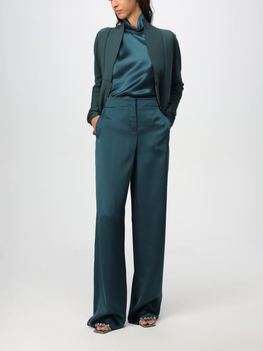 Pantalones de seda de pierna ancha - Image 3