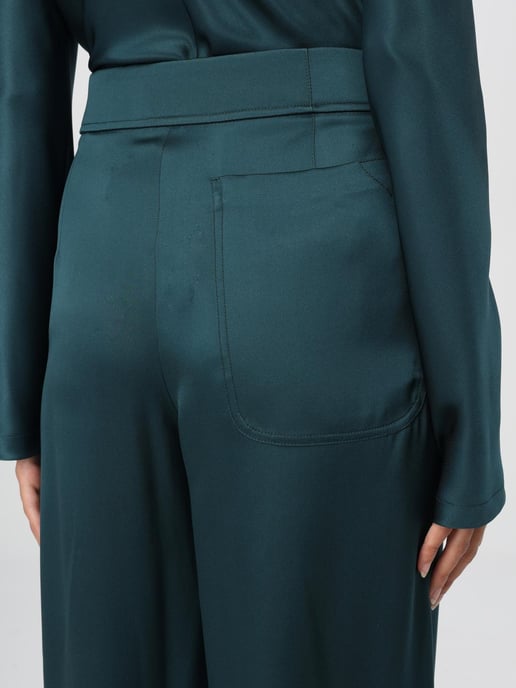 Pantalones de seda de pierna ancha - Image 5