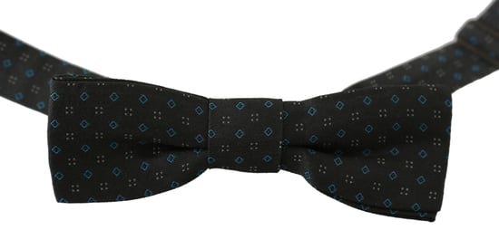 Corbata de moño con patrón geométrico Dolce Gabbana - Image 2