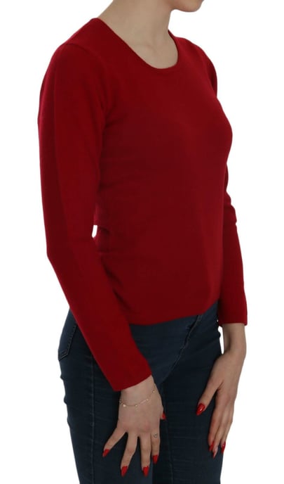 Suéter de lana de cachemira de cuello redondo y manga larga - Image 3