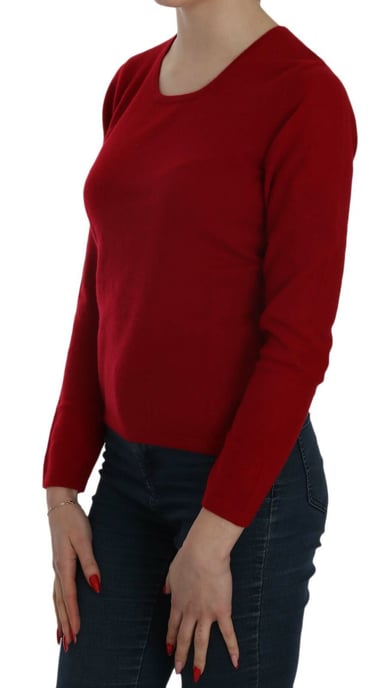Suéter de lana de cachemira de cuello redondo y manga larga - Image 4