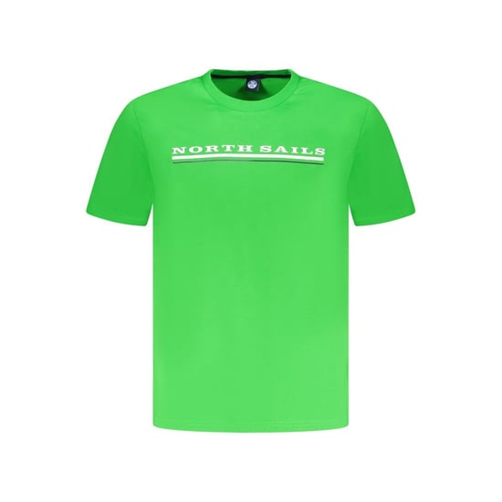 Camiseta de Cuello Redondo Verde Lima Ns23ss001 - Image 2